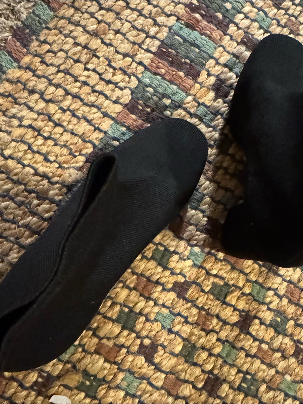 Women’s by Mia Sz 8 Black No-Show Socks - 1 Pair Shoes